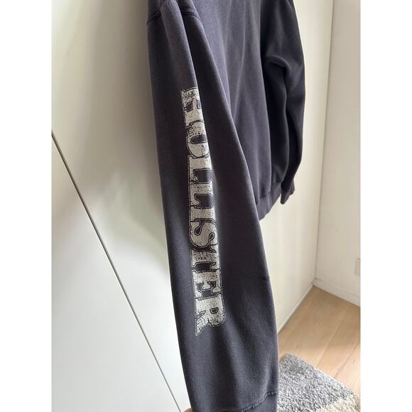 Vintage Hollister Hoodie/Sweatshirt Ski Tahoe Unisex Heritage Rustic Blue - Picture 5 of 9